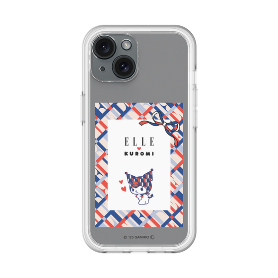 スリムプロテクションプレミアムケース［ ELLE×マイメロディ＆クロミ - トリコロールカラーグラフィック2 ］