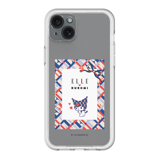 スリムプロテクションプレミアムケース［ ELLE×マイメロディ＆クロミ - トリコロールカラーグラフィック2 ］