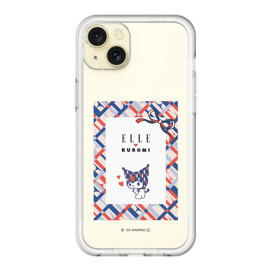 スリムプロテクションプレミアムケース［ ELLE×マイメロディ＆クロミ - トリコロールカラーグラフィック2 ］