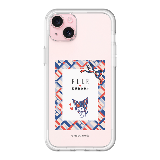 スリムプロテクションプレミアムケース［ ELLE×マイメロディ＆クロミ - トリコロールカラーグラフィック2 ］