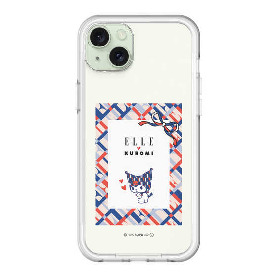 スリムプロテクションプレミアムケース［ ELLE×マイメロディ＆クロミ - トリコロールカラーグラフィック2 ］