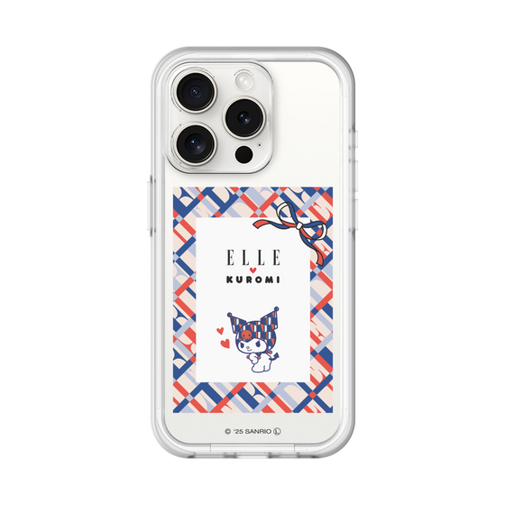 スリムプロテクションプレミアムケース［ ELLE×マイメロディ＆クロミ - トリコロールカラーグラフィック2 ］