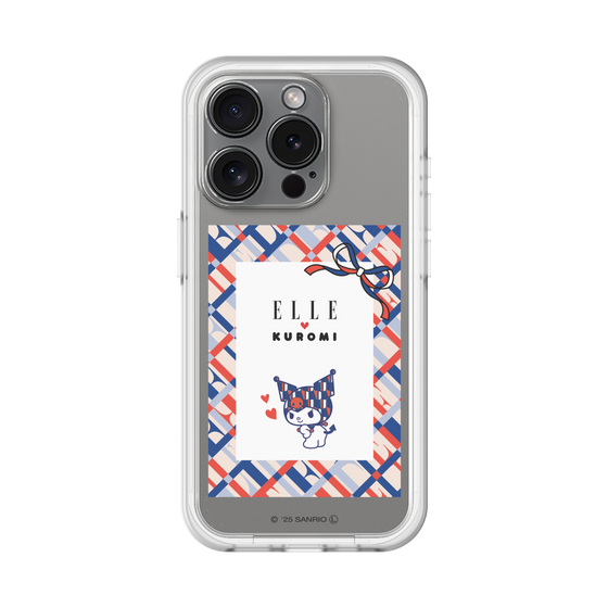 スリムプロテクションプレミアムケース［ ELLE×マイメロディ＆クロミ - トリコロールカラーグラフィック2 ］