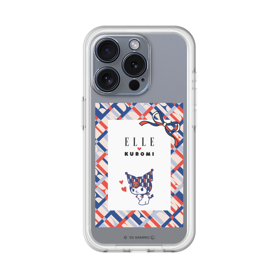スリムプロテクションプレミアムケース［ ELLE×マイメロディ＆クロミ - トリコロールカラーグラフィック2 ］