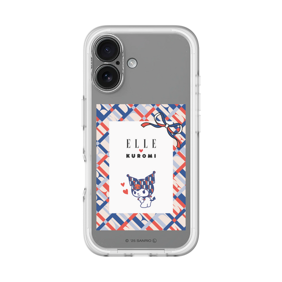 スリムプロテクションプレミアムケース［ ELLE×マイメロディ＆クロミ - トリコロールカラーグラフィック2 ］