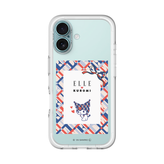 スリムプロテクションプレミアムケース［ ELLE×マイメロディ＆クロミ - トリコロールカラーグラフィック2 ］