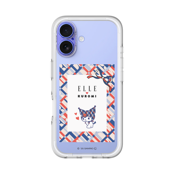 スリムプロテクションプレミアムケース［ ELLE×マイメロディ＆クロミ - トリコロールカラーグラフィック2 ］