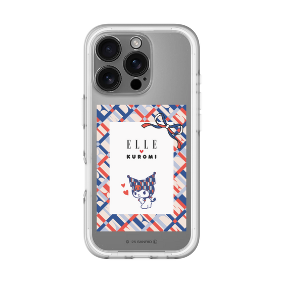 スリムプロテクションプレミアムケース［ ELLE×マイメロディ＆クロミ - トリコロールカラーグラフィック2 ］