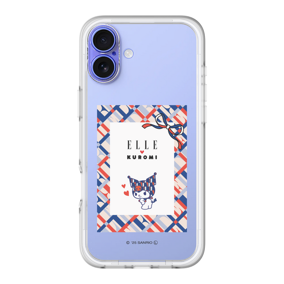 スリムプロテクションプレミアムケース［ ELLE×マイメロディ＆クロミ - トリコロールカラーグラフィック2 ］