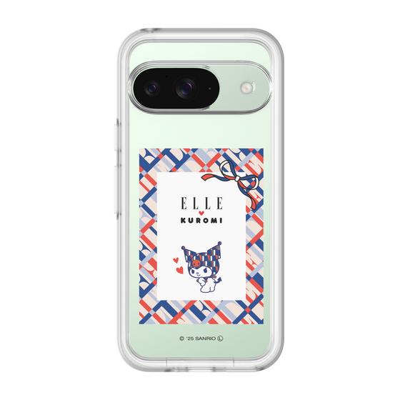 スリムプロテクションプレミアムケース［ ELLE×マイメロディ＆クロミ - トリコロールカラーグラフィック2 ］