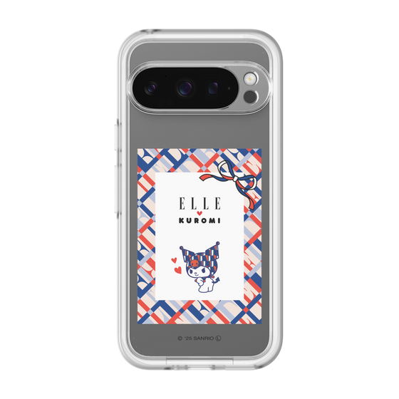 スリムプロテクションプレミアムケース［ ELLE×マイメロディ＆クロミ - トリコロールカラーグラフィック2 ］