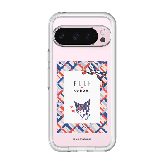 スリムプロテクションプレミアムケース［ ELLE×マイメロディ＆クロミ - トリコロールカラーグラフィック2 ］