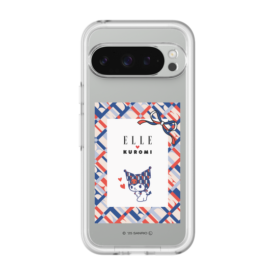 スリムプロテクションプレミアムケース［ ELLE×マイメロディ＆クロミ - トリコロールカラーグラフィック2 ］