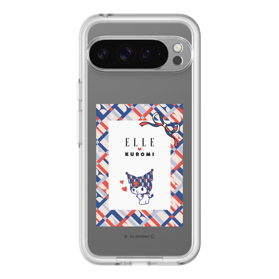 スリムプロテクションプレミアムケース［ ELLE×マイメロディ＆クロミ - トリコロールカラーグラフィック2 ］
