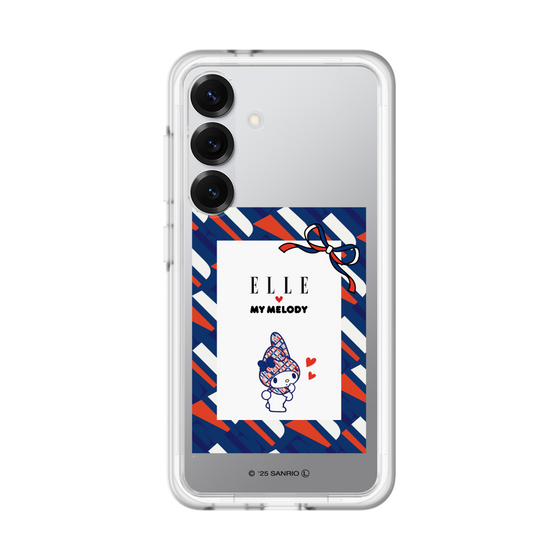 スリムプロテクションプレミアムケース［ ELLE×マイメロディ＆クロミ - トリコロールカラーグラフィック3 ］