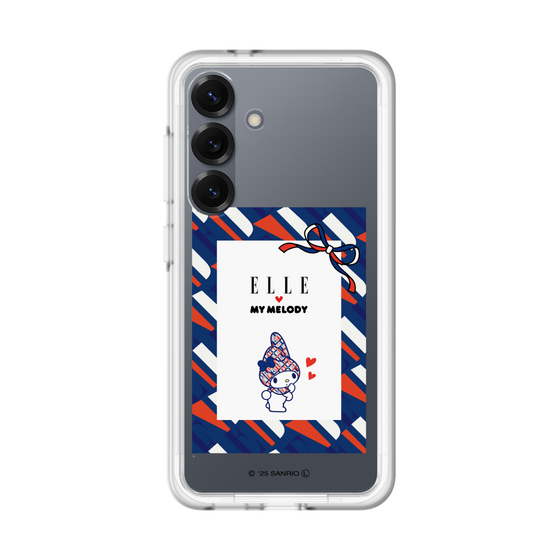 スリムプロテクションプレミアムケース［ ELLE×マイメロディ＆クロミ - トリコロールカラーグラフィック3 ］