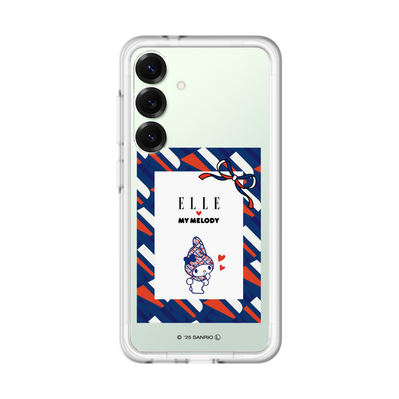 スリムプロテクションプレミアムケース［ ELLE×マイメロディ＆クロミ - トリコロールカラーグラフィック3 ］