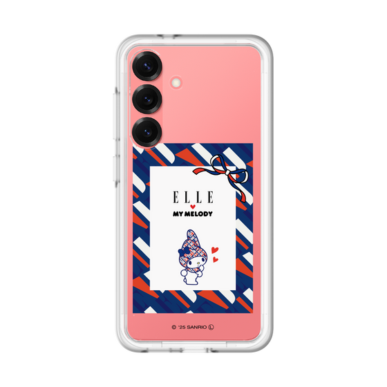 スリムプロテクションプレミアムケース［ ELLE×マイメロディ＆クロミ - トリコロールカラーグラフィック3 ］