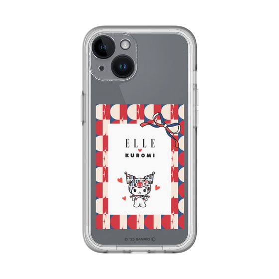 スリムプロテクションプレミアムケース［ ELLE×マイメロディ＆クロミ - トリコロールカラーグラフィック4 ］