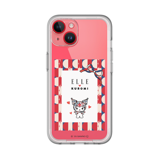 スリムプロテクションプレミアムケース［ ELLE×マイメロディ＆クロミ - トリコロールカラーグラフィック4 ］