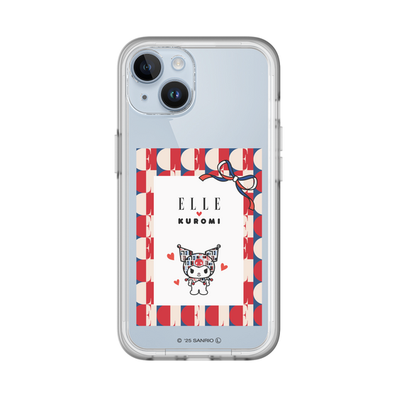 スリムプロテクションプレミアムケース［ ELLE×マイメロディ＆クロミ - トリコロールカラーグラフィック4 ］
