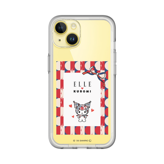 スリムプロテクションプレミアムケース［ ELLE×マイメロディ＆クロミ - トリコロールカラーグラフィック4 ］
