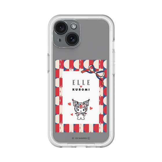 スリムプロテクションプレミアムケース［ ELLE×マイメロディ＆クロミ - トリコロールカラーグラフィック4 ］