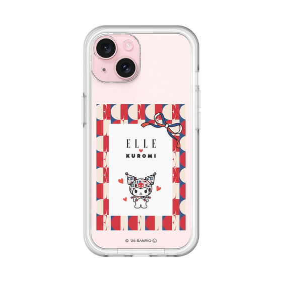 スリムプロテクションプレミアムケース［ ELLE×マイメロディ＆クロミ - トリコロールカラーグラフィック4 ］