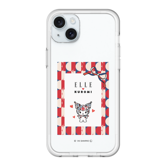 スリムプロテクションプレミアムケース［ ELLE×マイメロディ＆クロミ - トリコロールカラーグラフィック4 ］
