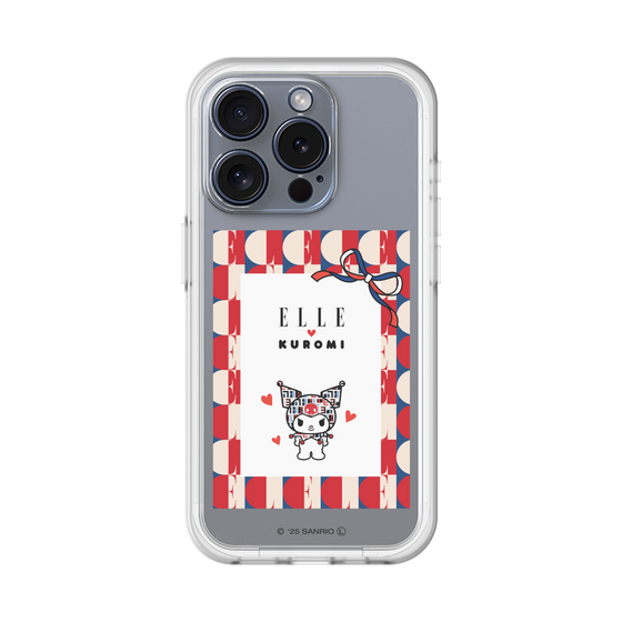 スリムプロテクションプレミアムケース［ ELLE×マイメロディ＆クロミ - トリコロールカラーグラフィック4 ］