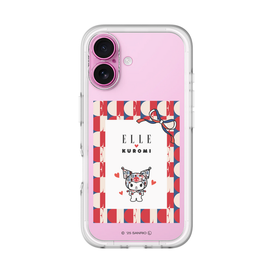 スリムプロテクションプレミアムケース［ ELLE×マイメロディ＆クロミ - トリコロールカラーグラフィック4 ］
