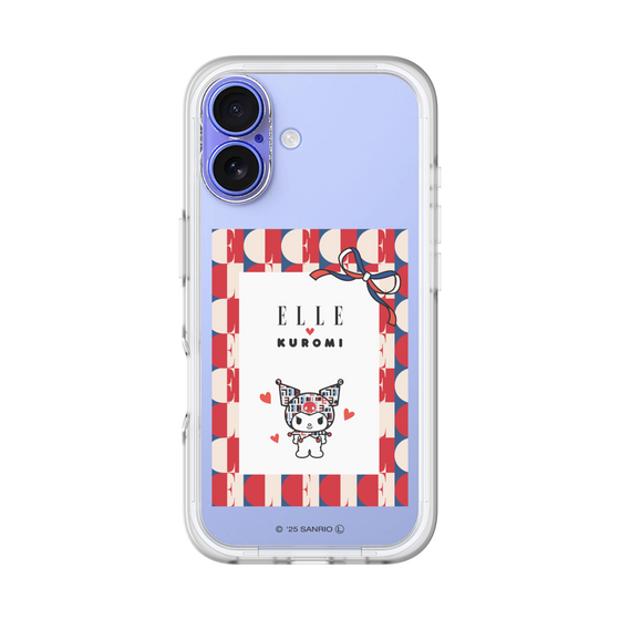 スリムプロテクションプレミアムケース［ ELLE×マイメロディ＆クロミ - トリコロールカラーグラフィック4 ］