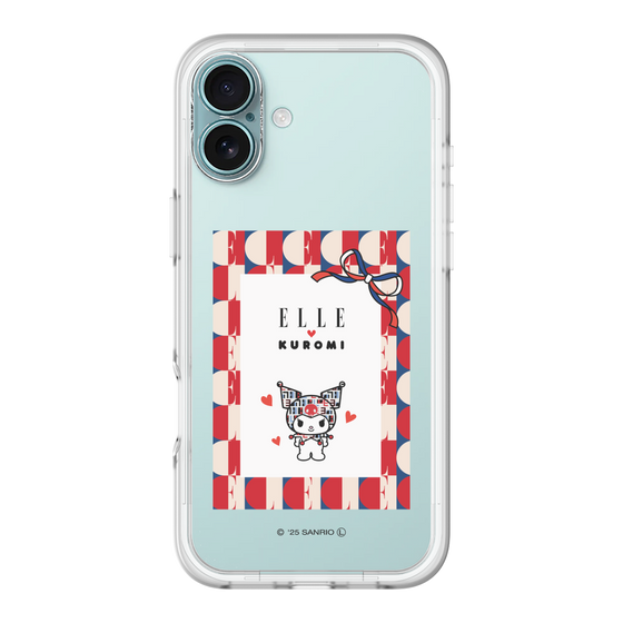 スリムプロテクションプレミアムケース［ ELLE×マイメロディ＆クロミ - トリコロールカラーグラフィック4 ］
