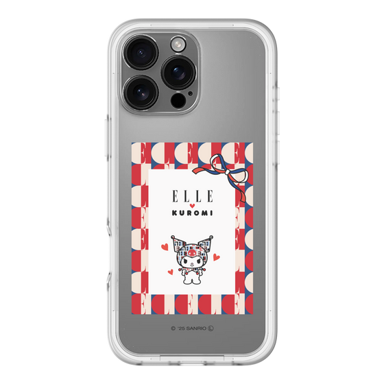 スリムプロテクションプレミアムケース［ ELLE×マイメロディ＆クロミ - トリコロールカラーグラフィック4 ］