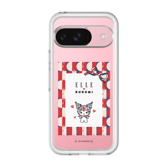 スリムプロテクションプレミアムケース［ ELLE×マイメロディ＆クロミ - トリコロールカラーグラフィック4 ］