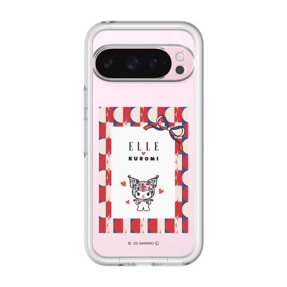 スリムプロテクションプレミアムケース［ ELLE×マイメロディ＆クロミ - トリコロールカラーグラフィック4 ］
