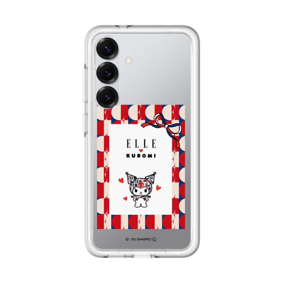 スリムプロテクションプレミアムケース［ ELLE×マイメロディ＆クロミ - トリコロールカラーグラフィック4 ］