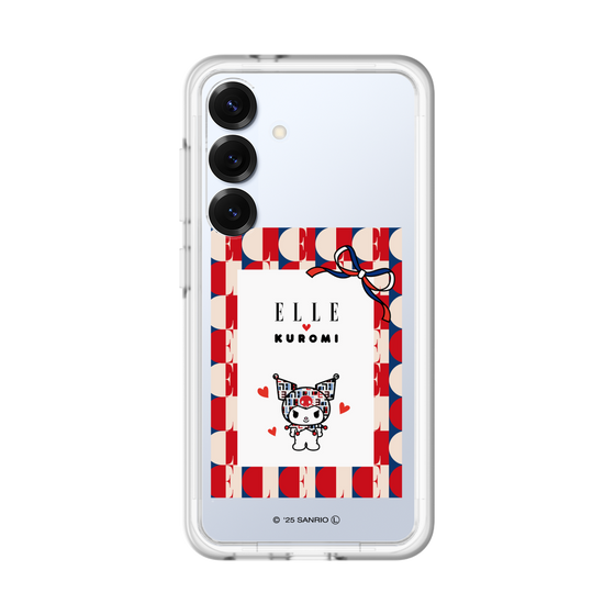 スリムプロテクションプレミアムケース［ ELLE×マイメロディ＆クロミ - トリコロールカラーグラフィック4 ］