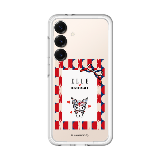 スリムプロテクションプレミアムケース［ ELLE×マイメロディ＆クロミ - トリコロールカラーグラフィック4 ］