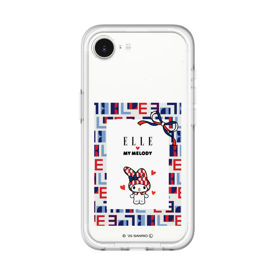 スリムプロテクションプレミアムケース［ ELLE×マイメロディ＆クロミ - トリコロールカラーグラフィック5 ］
