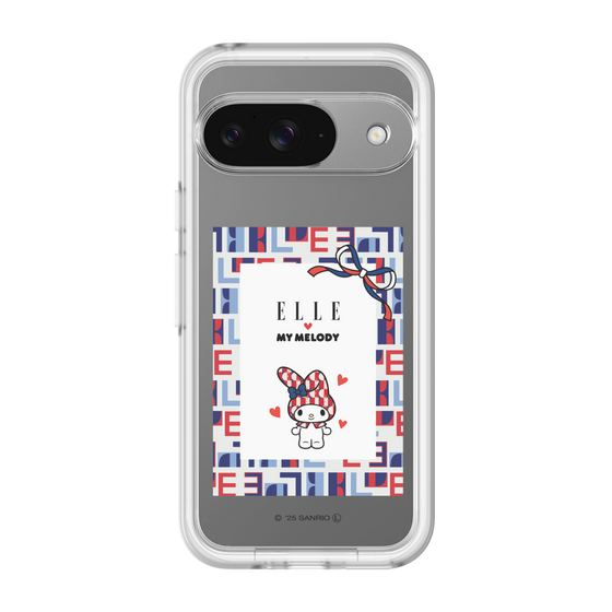 スリムプロテクションプレミアムケース［ ELLE×マイメロディ＆クロミ - トリコロールカラーグラフィック5 ］