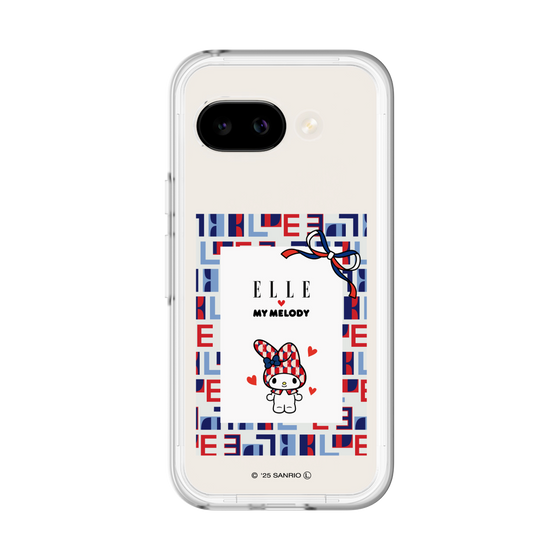 スリムプロテクションプレミアムケース［ ELLE×マイメロディ＆クロミ - トリコロールカラーグラフィック5 ］