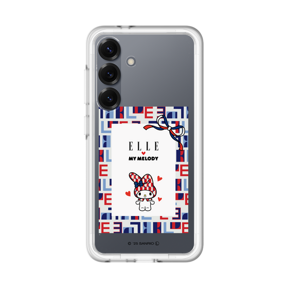 スリムプロテクションプレミアムケース［ ELLE×マイメロディ＆クロミ - トリコロールカラーグラフィック5 ］