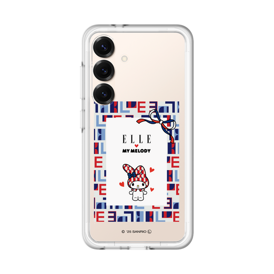 スリムプロテクションプレミアムケース［ ELLE×マイメロディ＆クロミ - トリコロールカラーグラフィック5 ］