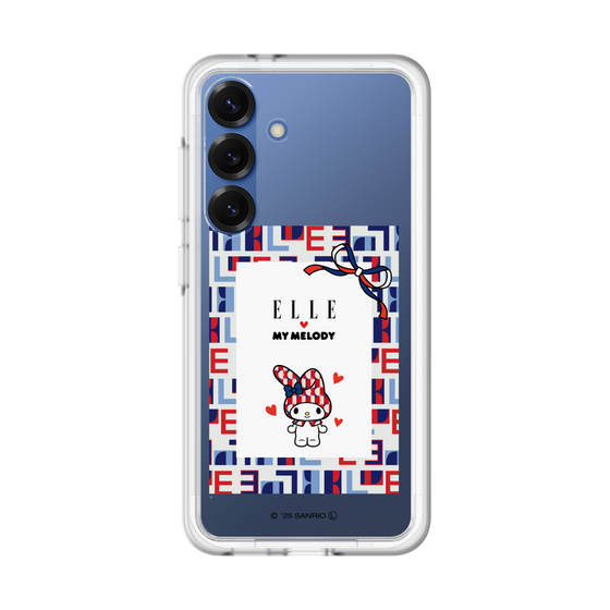 スリムプロテクションプレミアムケース［ ELLE×マイメロディ＆クロミ - トリコロールカラーグラフィック5 ］