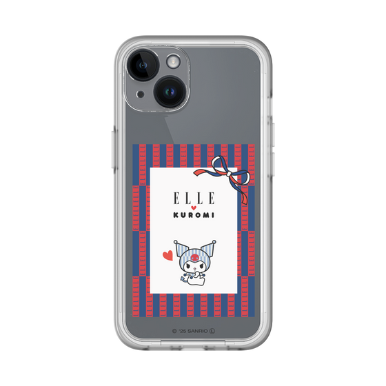 スリムプロテクションプレミアムケース［ ELLE×マイメロディ＆クロミ - トリコロールカラーグラフィック6 ］