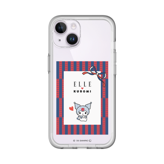 スリムプロテクションプレミアムケース［ ELLE×マイメロディ＆クロミ - トリコロールカラーグラフィック6 ］
