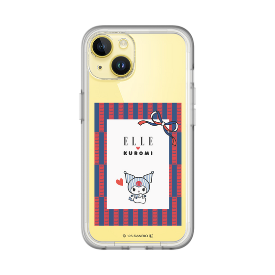 スリムプロテクションプレミアムケース［ ELLE×マイメロディ＆クロミ - トリコロールカラーグラフィック6 ］
