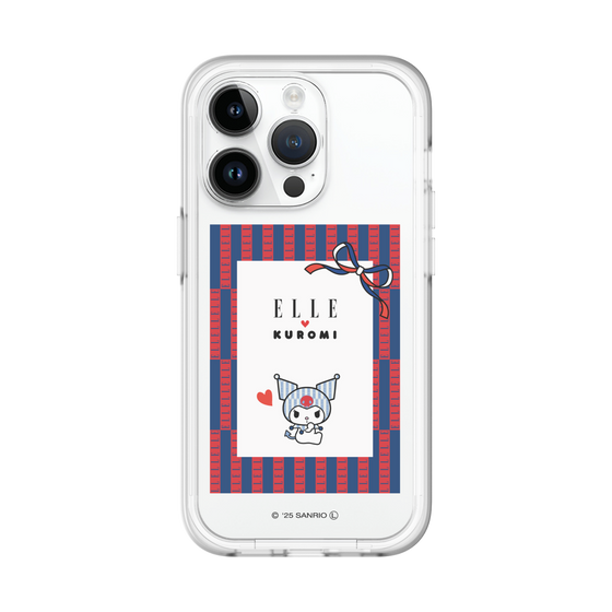 スリムプロテクションプレミアムケース［ ELLE×マイメロディ＆クロミ - トリコロールカラーグラフィック6 ］