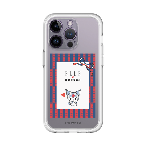 スリムプロテクションプレミアムケース［ ELLE×マイメロディ＆クロミ - トリコロールカラーグラフィック6 ］